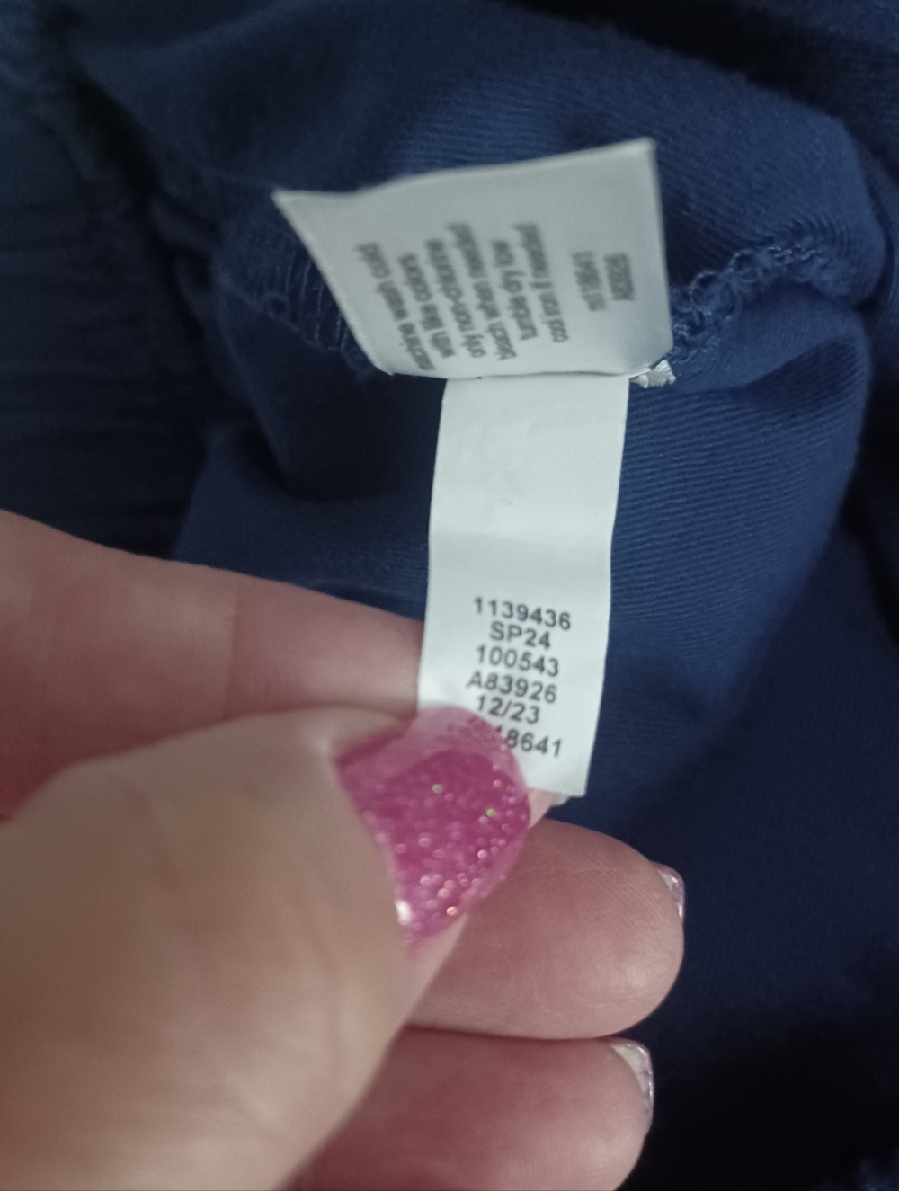 Lane Bryant Navy Capri Pants Wmns Sz 14/16 - Picture 5 of 5